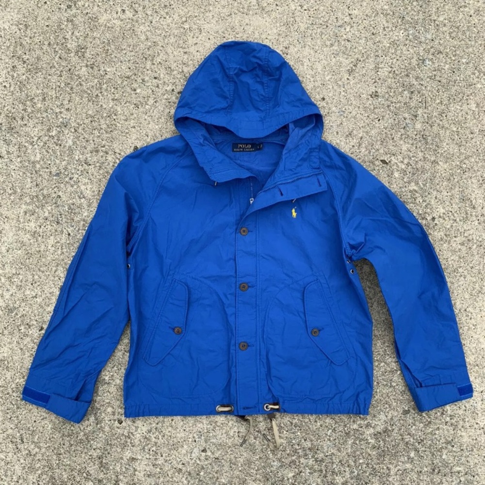 POLO RALPH LAUREN Waxed “Tree Line” Anorak (SZ L)